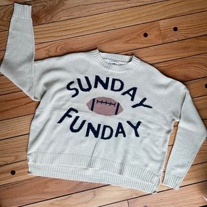 “Sunday Funday” sweater.